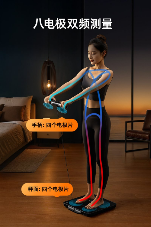 莱P7 Max智能八电极体脂秤的多场景价值瓦力棋牌游戏健身党宝妈亚健康人群都需要：沃(图10)