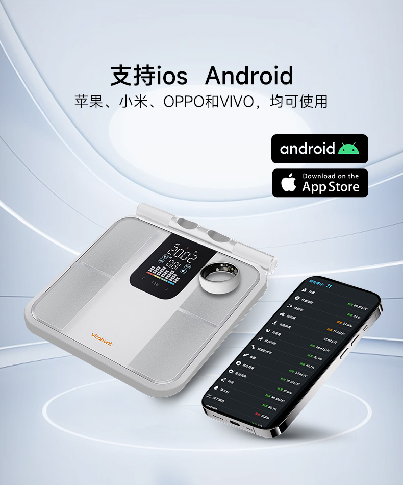 hunt智能戒指、体脂秤生态组合破局千亿赛道瓦力游戏试玩智能穿戴热潮席卷礼品展Vita(图7)